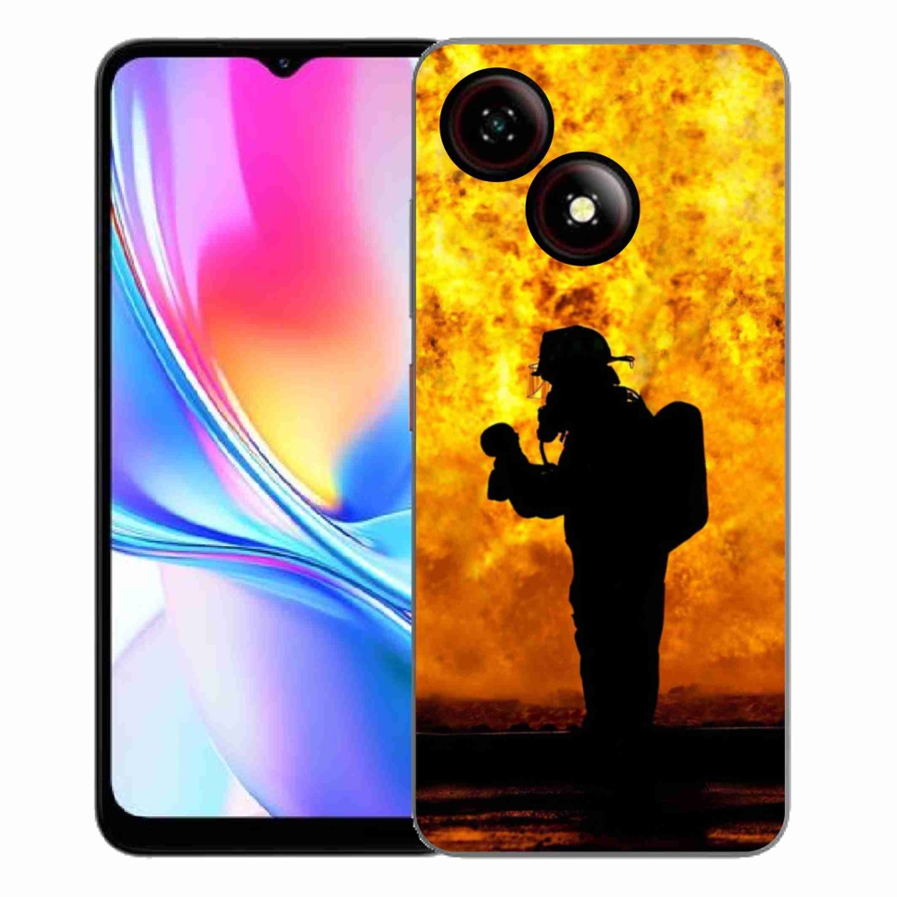 ZTE Blade A35E zselés tok mmCase - tűzoltóhoz