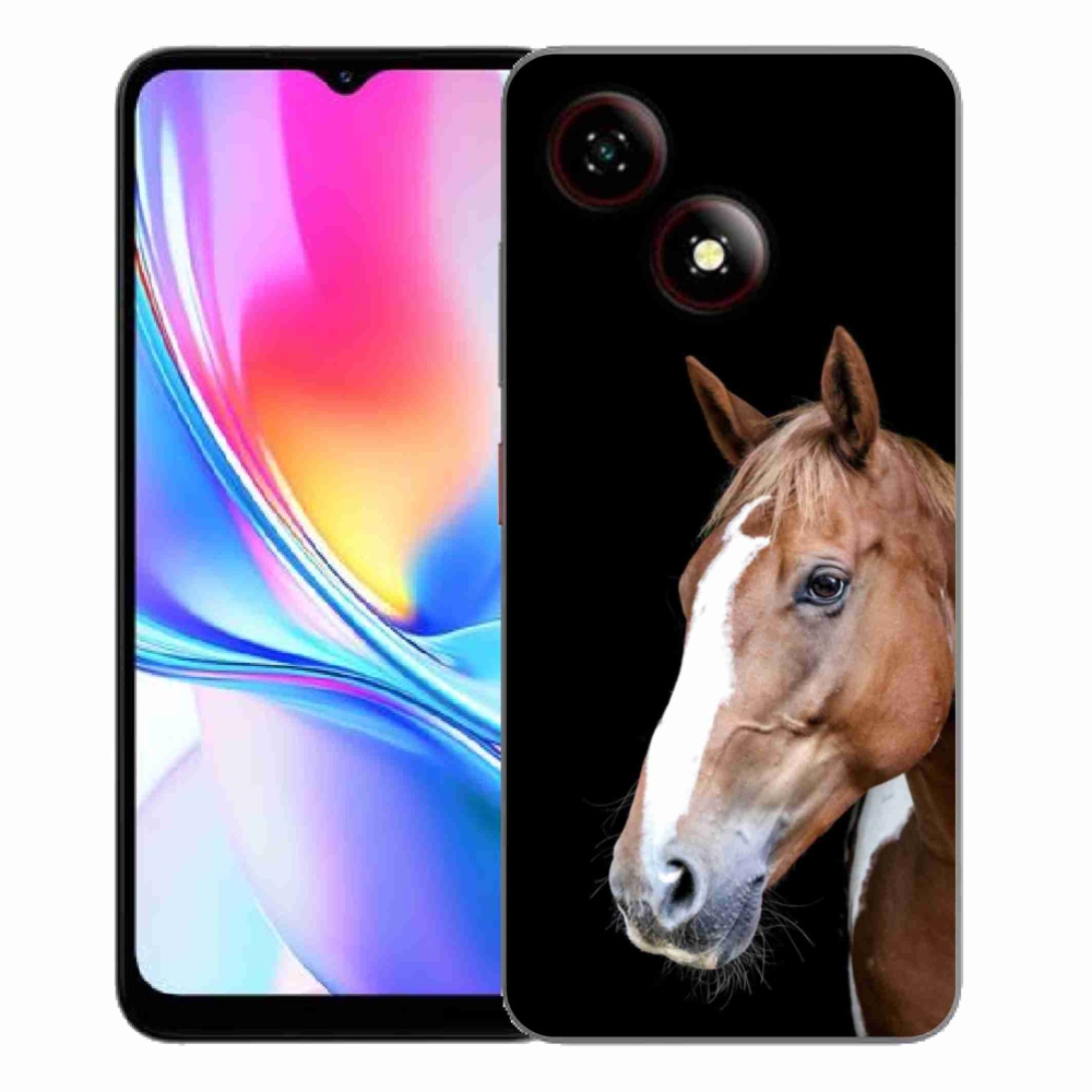 ZTE Blade A35E zselés tok mmCase - barna ló 3