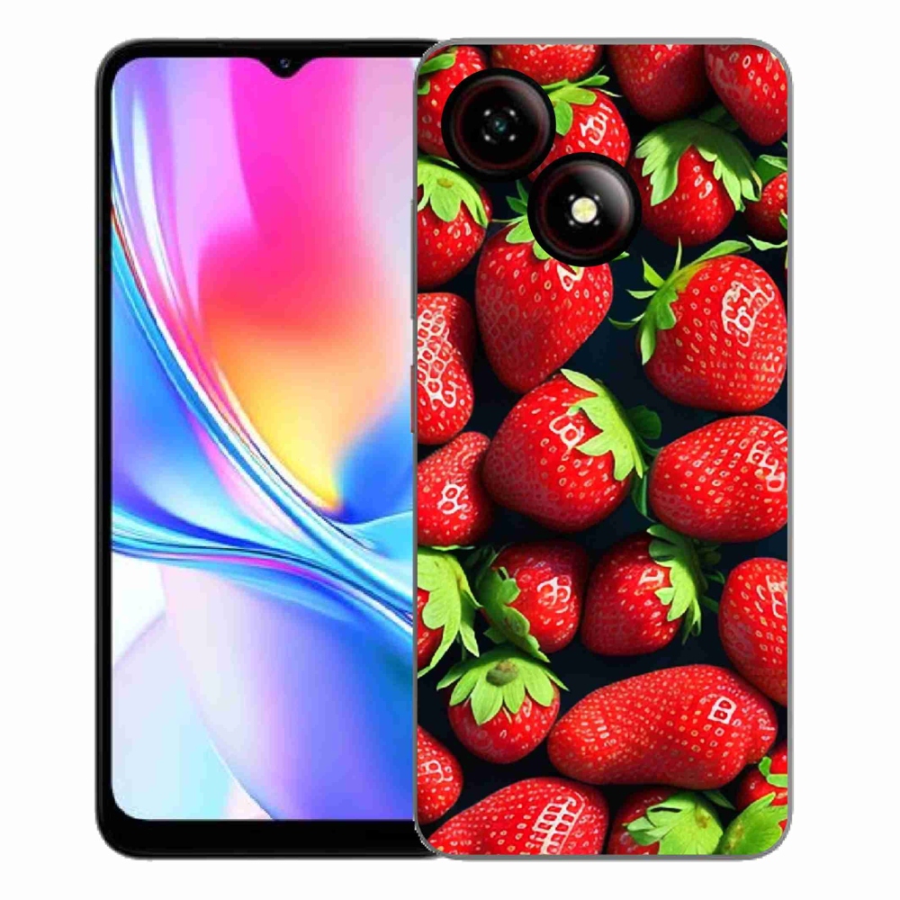 ZTE Blade A35E zselés borító mmCase - eper