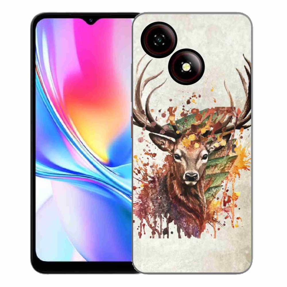 ZTE Blade A35E zselés tok mmCase - szarvas 1