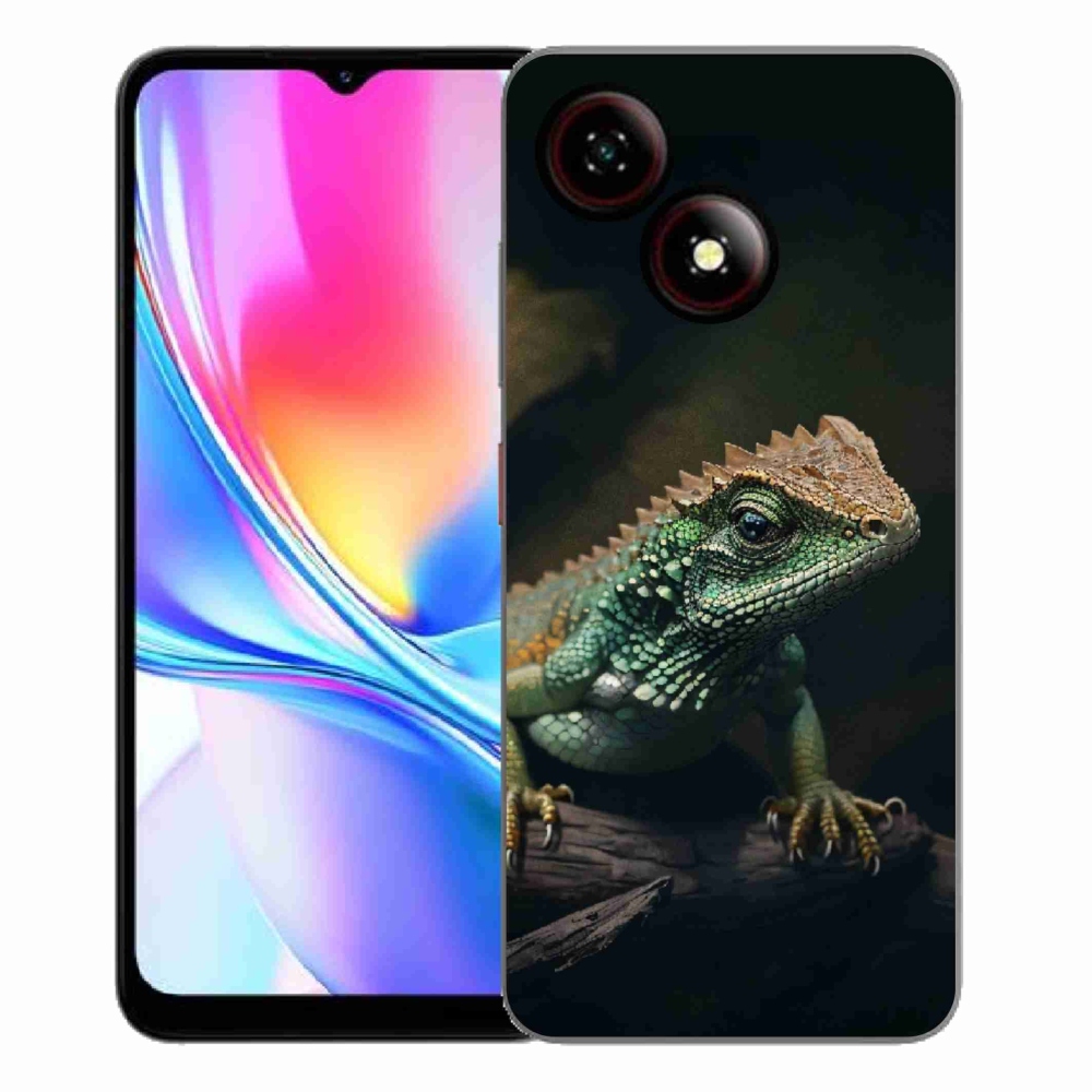 ZTE Blade A35E zselés tok mmCase - gyík - ZTE Blade A35E számára
