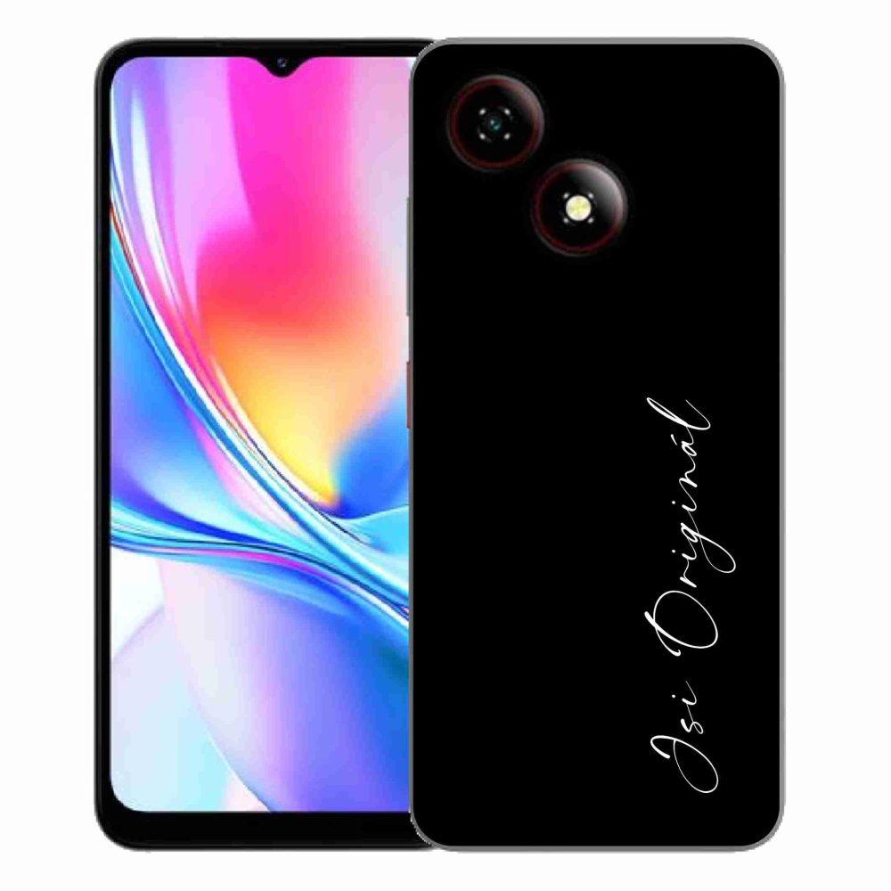 ZTE Blade A35E zselés borító mmCase - te vagy az eredeti fekete háttér