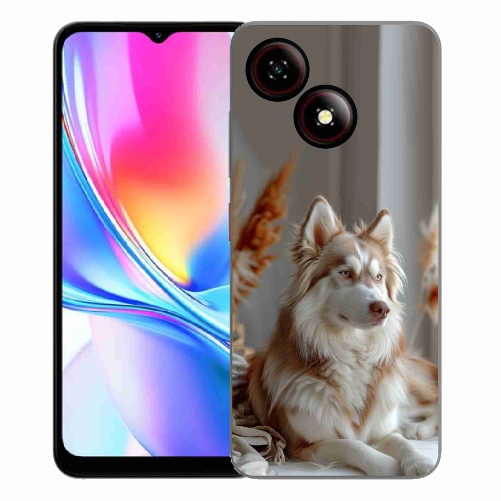 ZTE Blade A35E zselés borítás mmCase - csendes szibériai husky