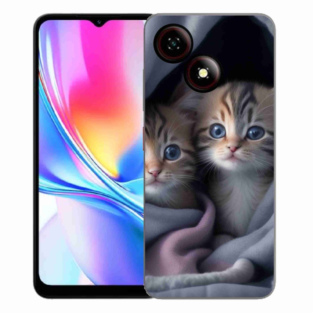 ZTE Blade A35E - cat duo 2 - zselés borítás mmCase a ZTE Blade A35E-hez