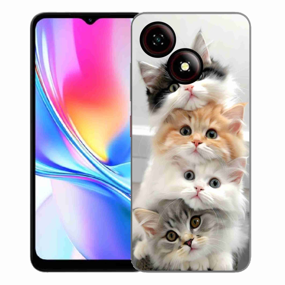 ZTE Blade A35E zselés tok mmCase - macskakötény