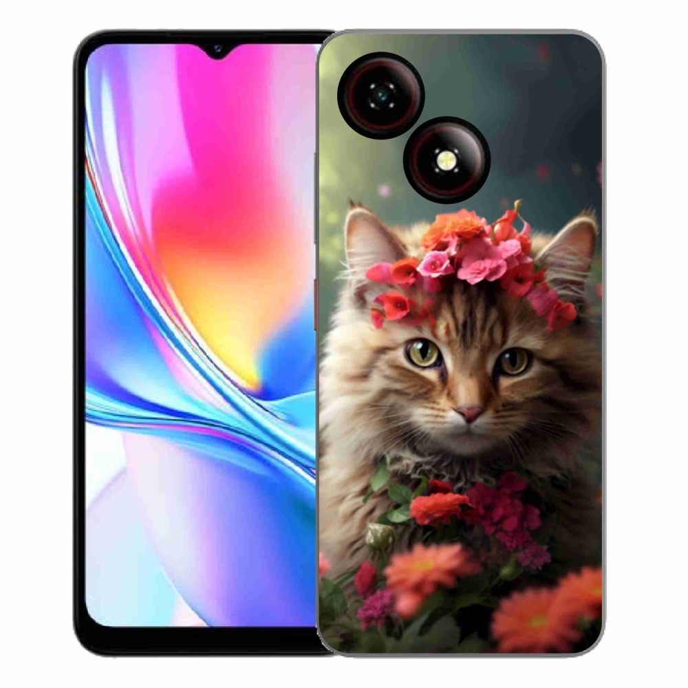 ZTE Blade A35E zselés borító mmCase - a macska hercegnőhöz