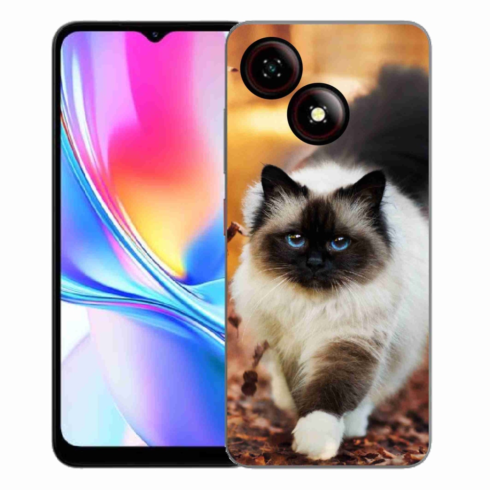 ZTE Blade A35E zselés tok mmCase - macska