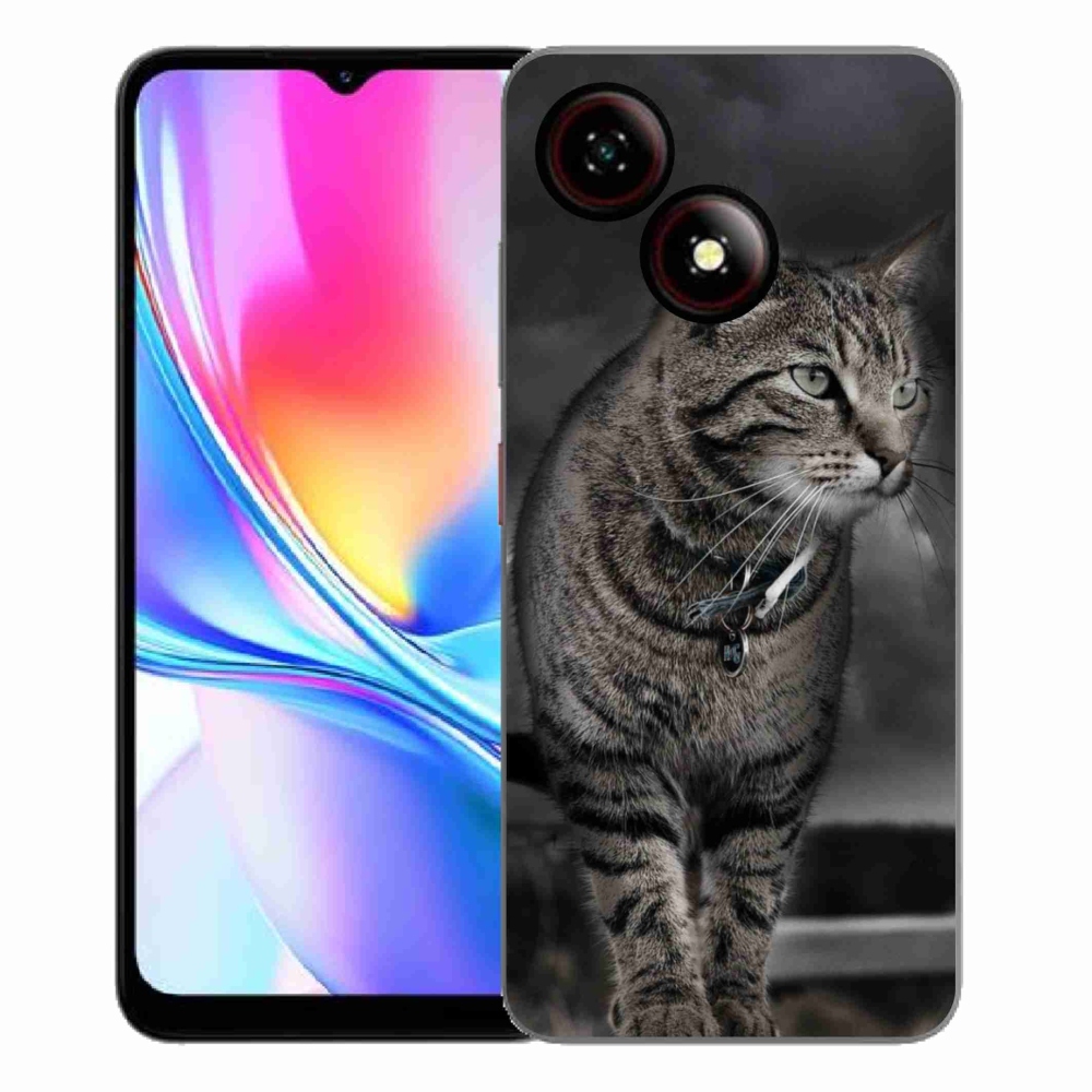 ZTE Blade A35E zselés tok mmCase - macska