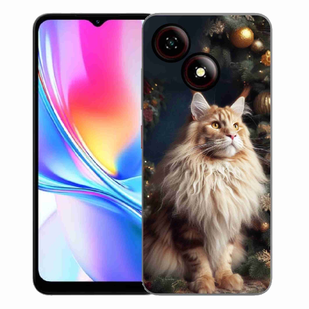 ZTE Blade A35E zselés tok mmCase - macska a fánál