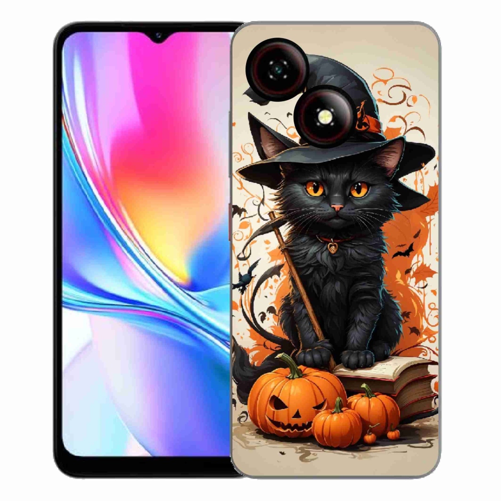 ZTE Blade A35E zselés borítás mmCase - cat wizard - macskavarázslóhoz