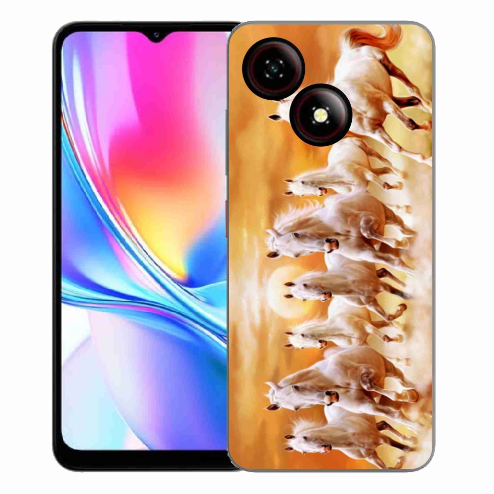 ZTE Blade A35E zselés borítás mmCase - lovak 2