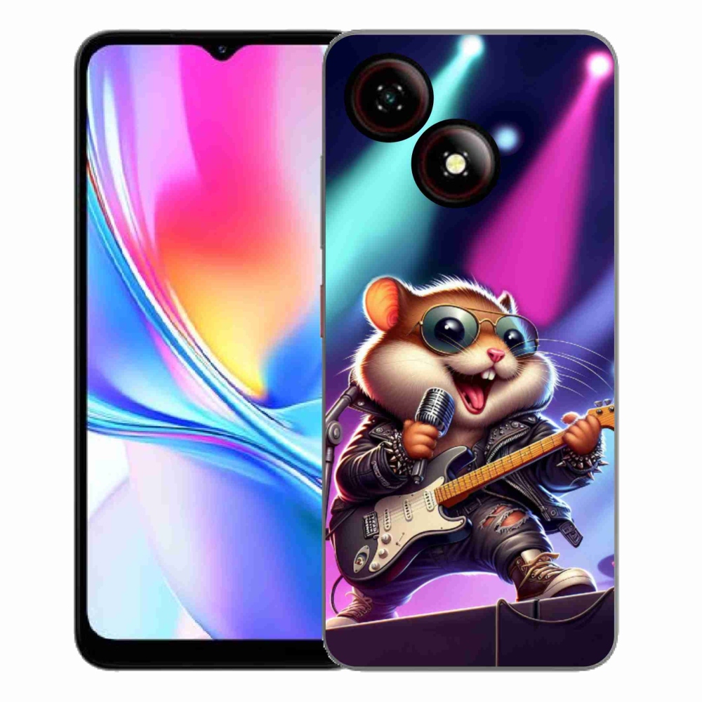 ZTE Blade A35E zselés borítás mmCase - hamster rockerhez