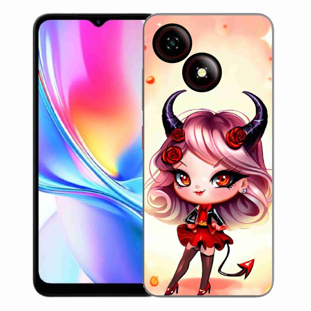 ZTE Blade A35E zselés tok mmCase - karikatúrás ördög