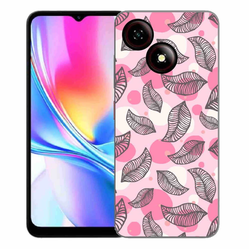 ZTE Blade A35E zselés borítás mmCase - rajzfilm hulló levelek