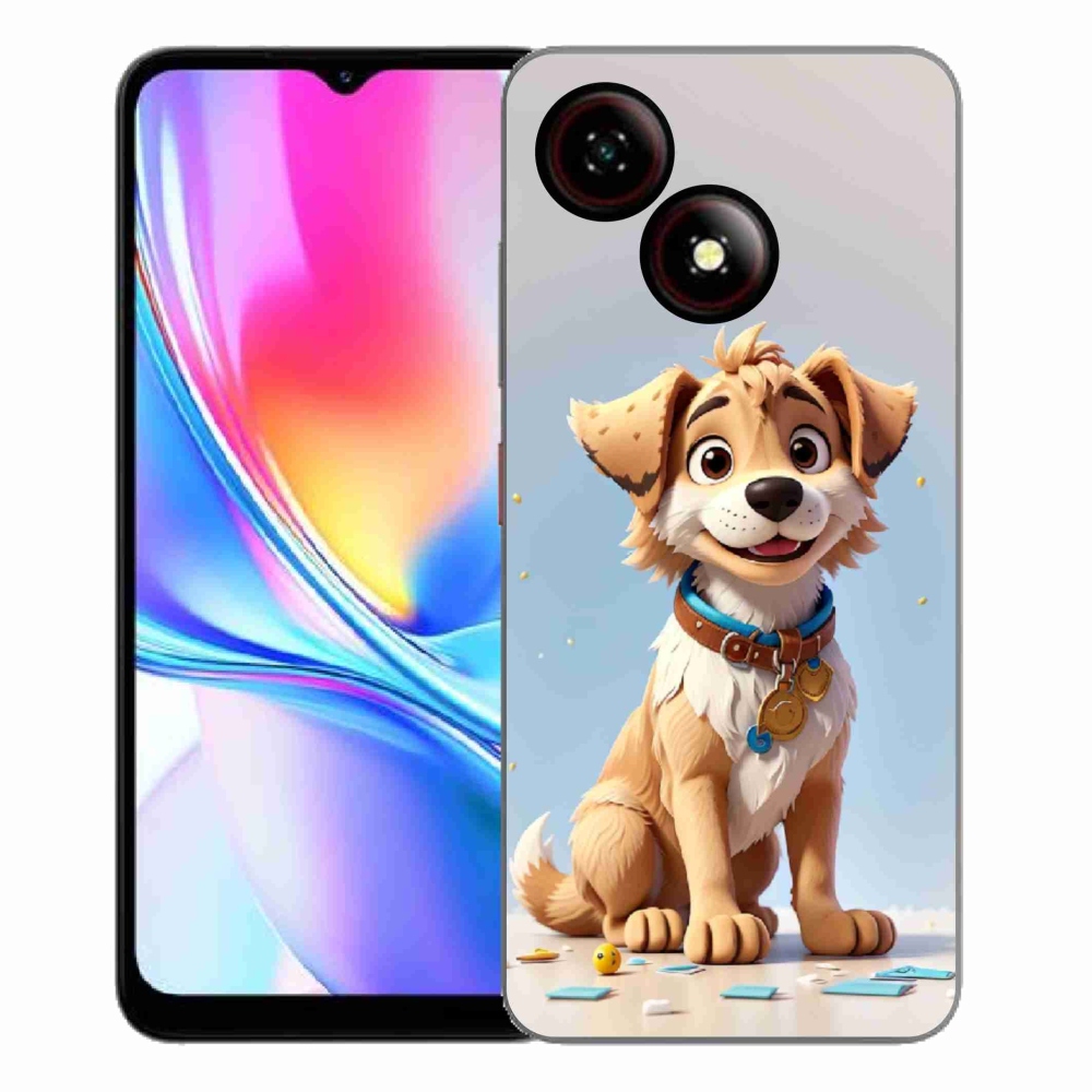 ZTE Blade A35E zselés tok mmCase - rajzfilm kölyökkutyákhoz