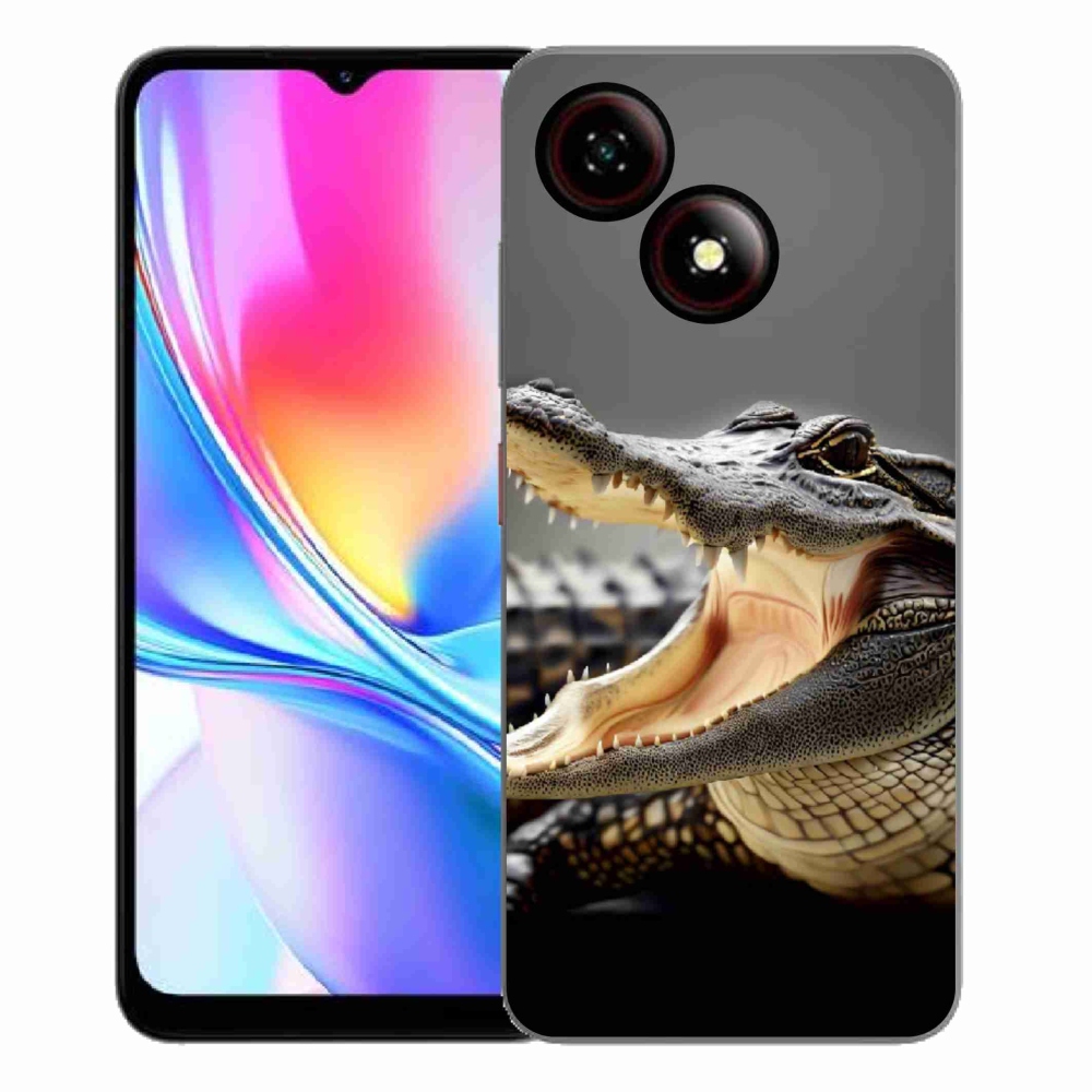 ZTE Blade A35E zselés tok mmCase - krokodil