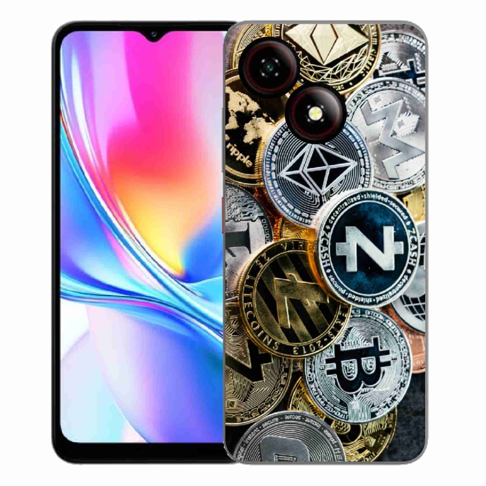 ZTE Blade A35E zselés tok mmCase - kriptovaluták