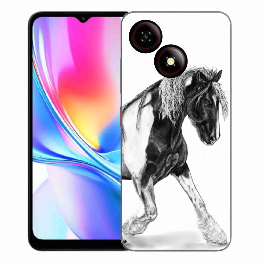 ZTE Blade A35E zselés tok mmCase - ló