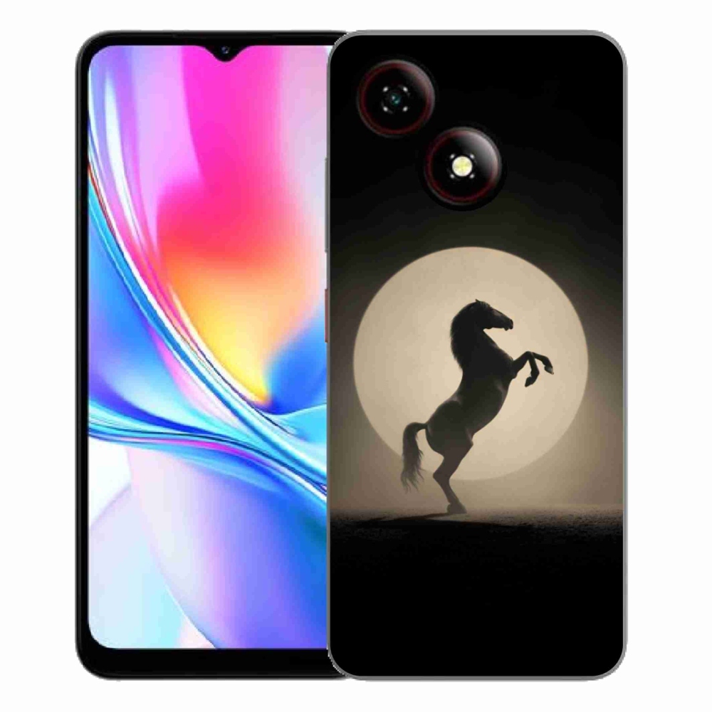 ZTE Blade A35E zselés borító mmCase - ló sziluettben