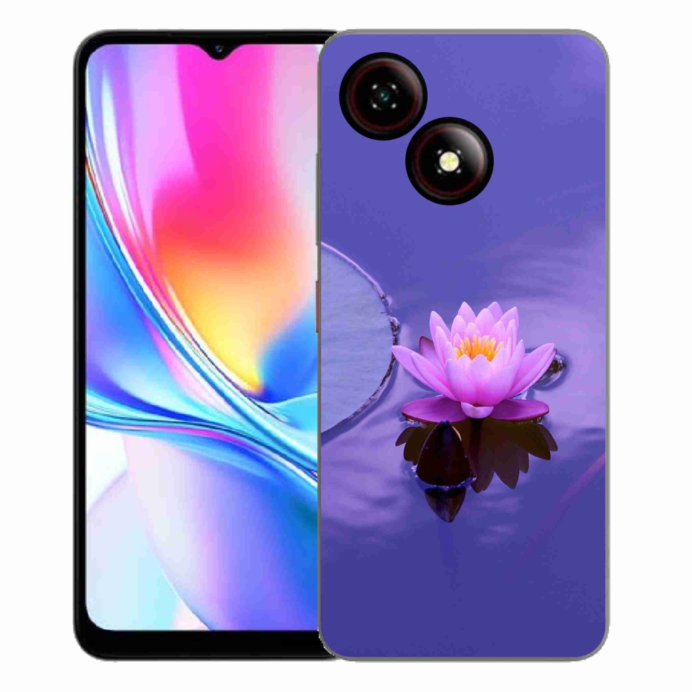 ZTE Blade A35E zselés tok mmCase - virág a felületen