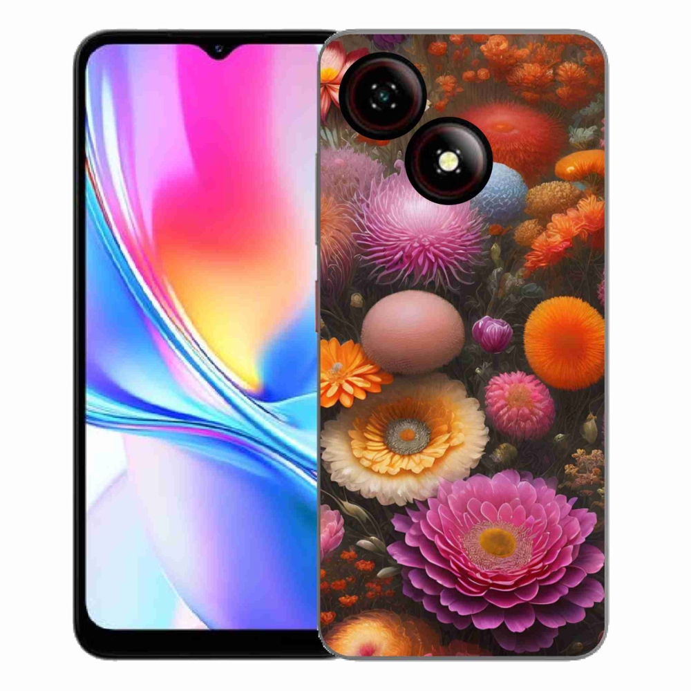 ZTE Blade A35E zselés borító mmCase - virágos kompozíció
