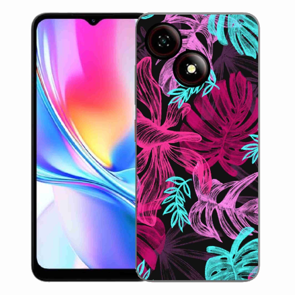 ZTE Blade A35E zselés tok mmCase - virágok 1