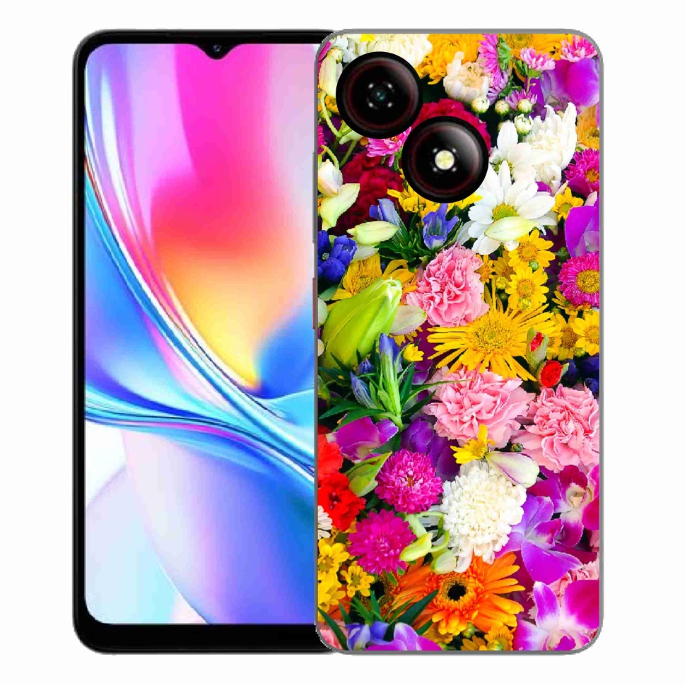 ZTE Blade A35E zselés tok mmCase - virágok 12