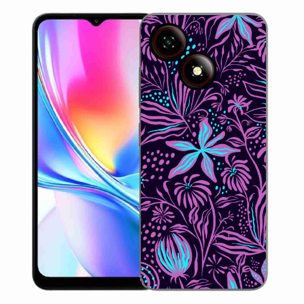 ZTE Blade A35E zselés tok mmCase - virág 2