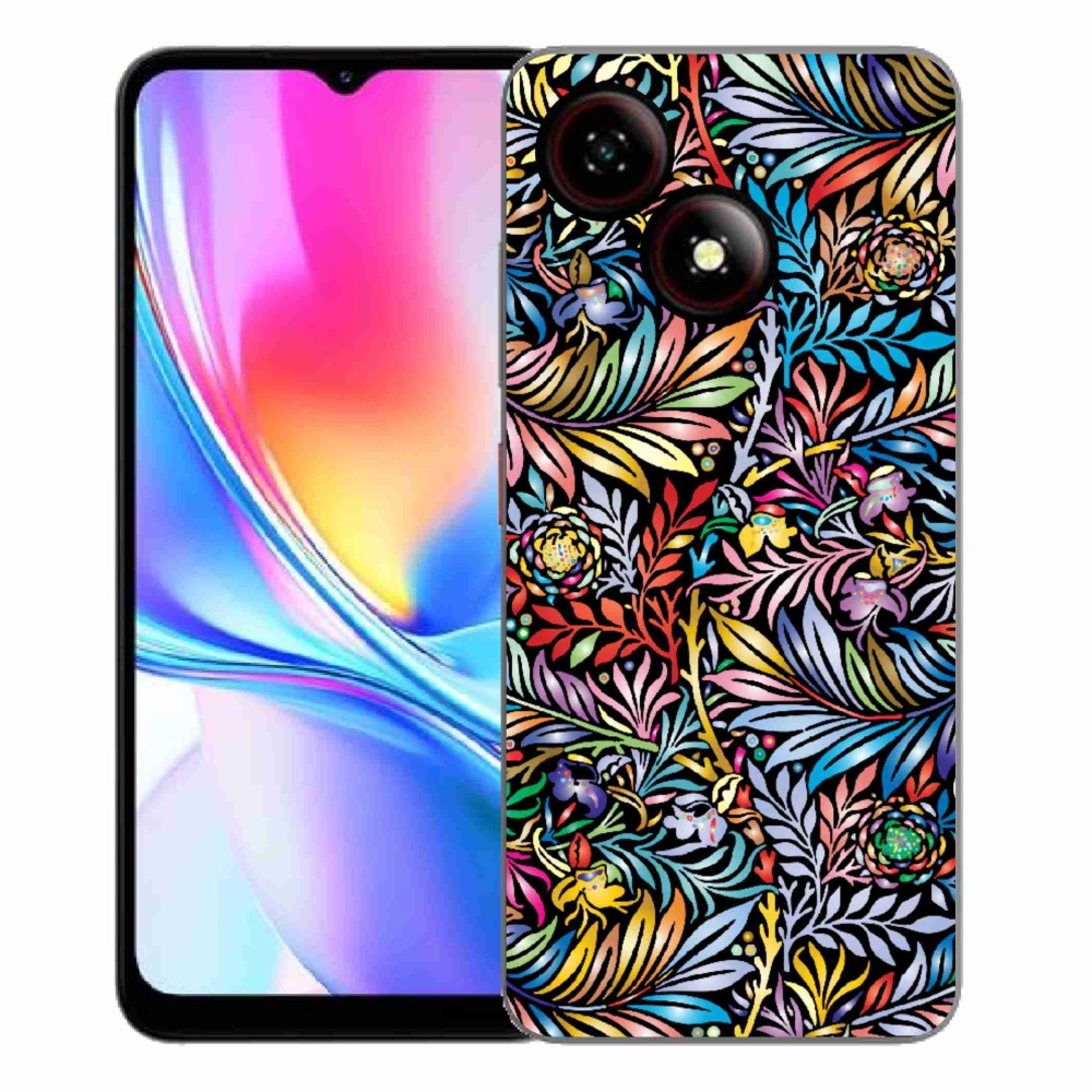 ZTE Blade A35E zselés tok mmCase - virágok 5