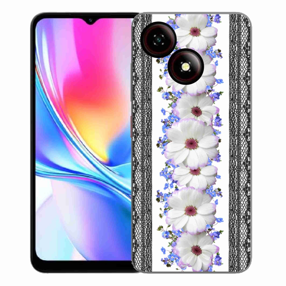 ZTE Blade A35E zselés tok mmCase - virágok 8