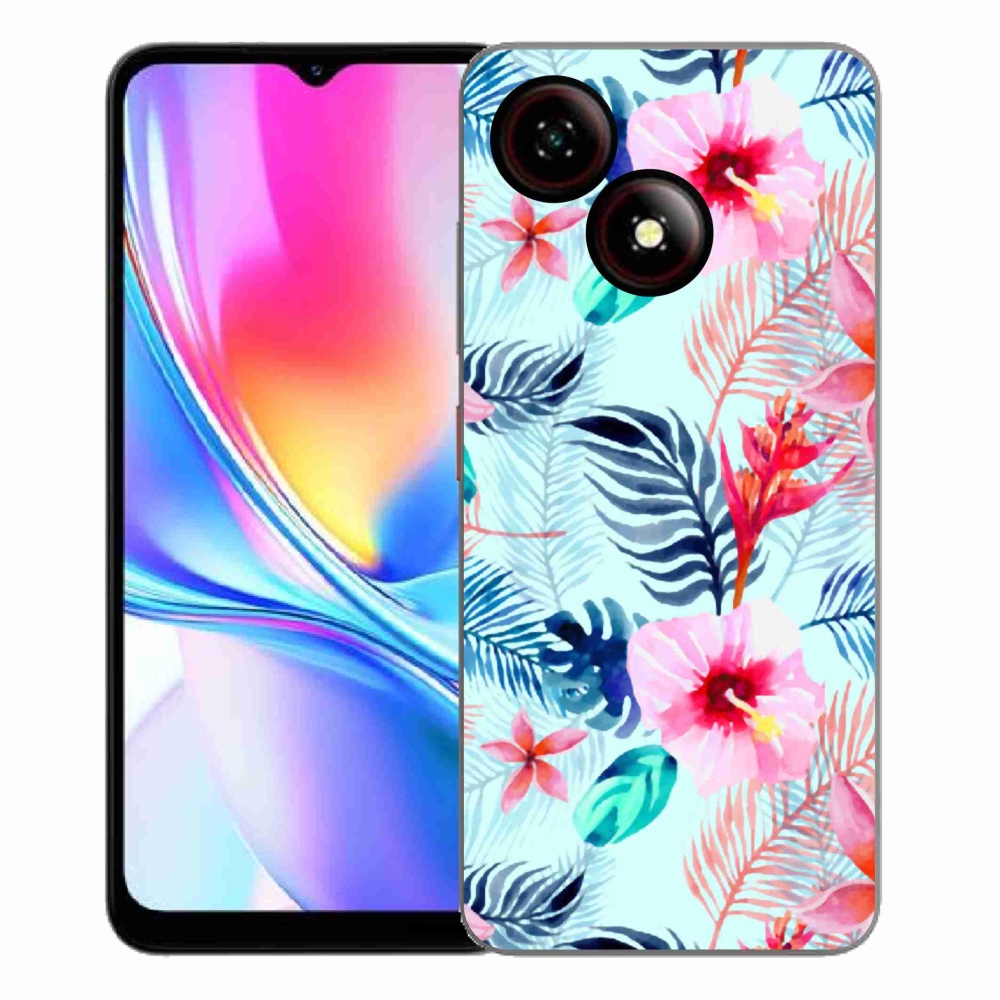 ZTE Blade A35E zselés tok mmCase - virágok