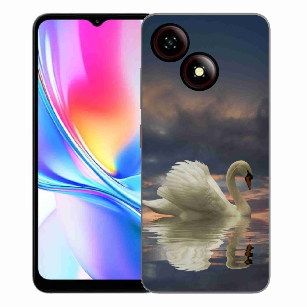 ZTE Blade A35E zselés tok mmCase - hattyú