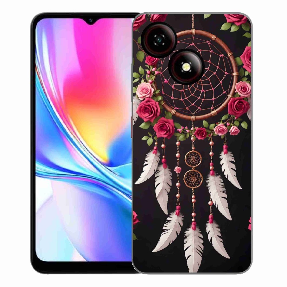 ZTE Blade A35E zselés borító mmCase - álomfogó rózsával