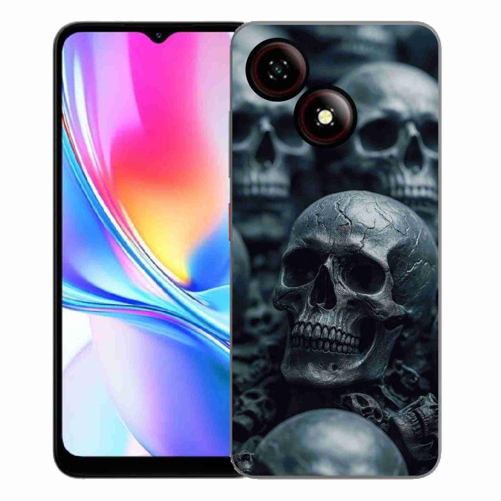 ZTE Blade A35E zselés tok mmCase - koponya 2