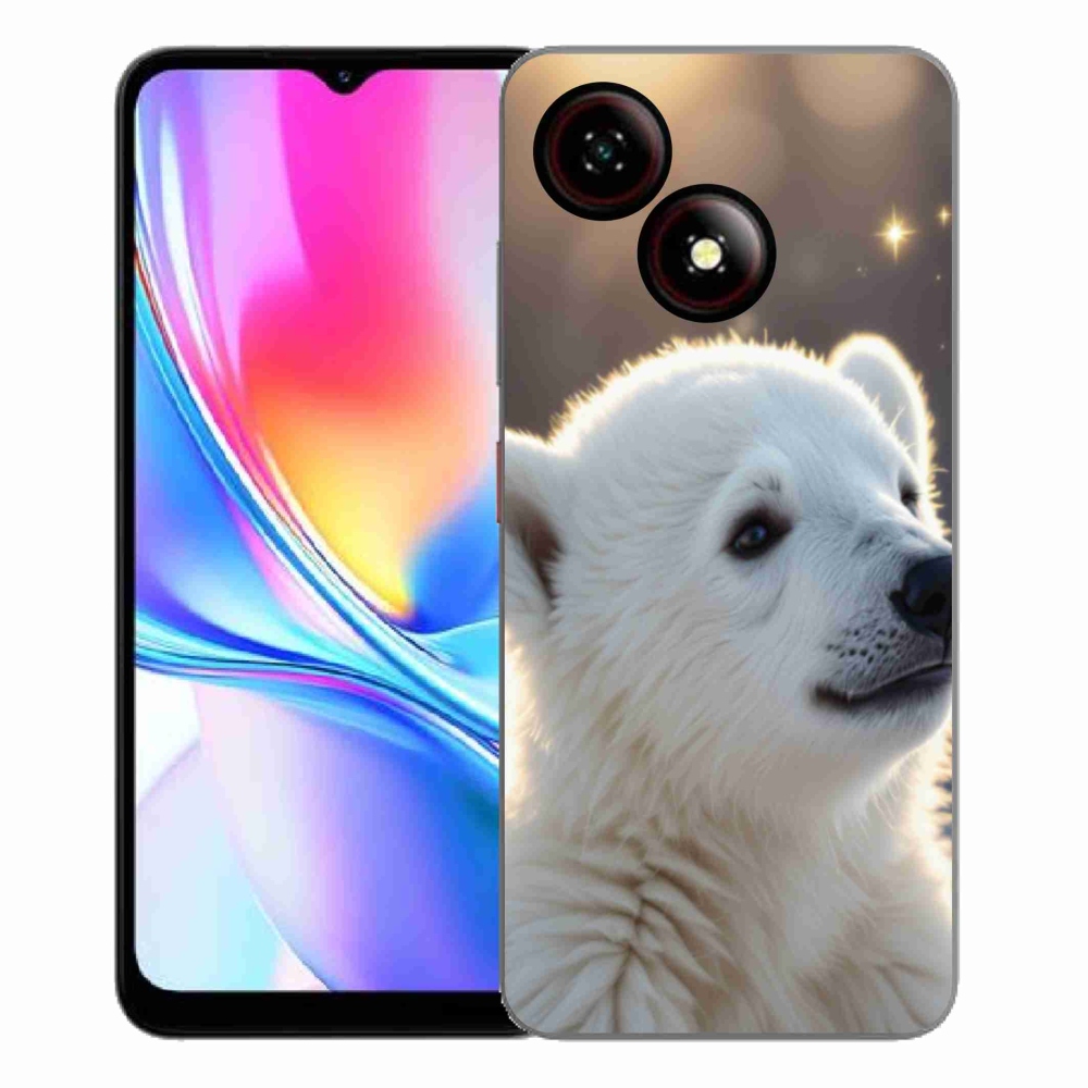ZTE Blade A35E zselés tok mmCase - jegesmedve