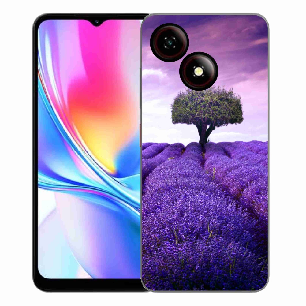 ZTE Blade A35E zselés tok mmCase - levendula rét