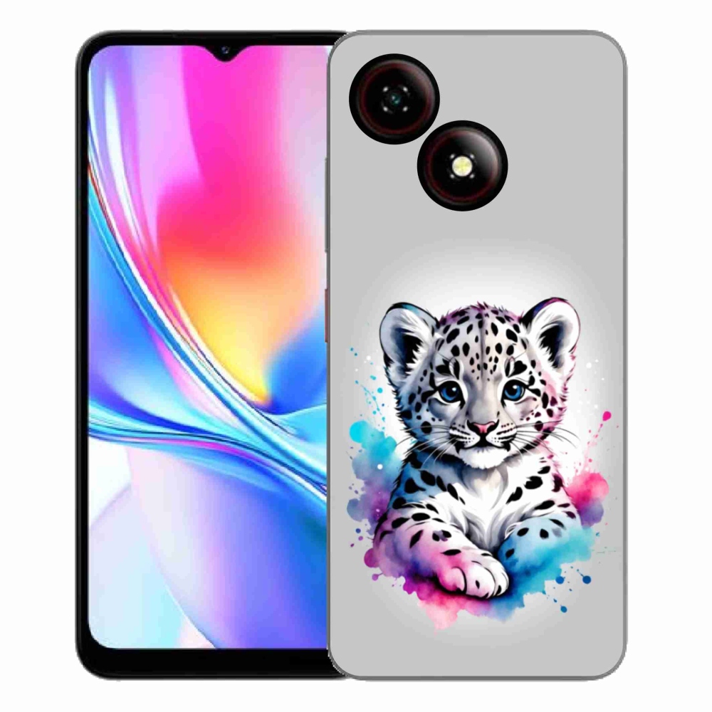 ZTE Blade A35E zselés tok mmCase - leopárd kölyök