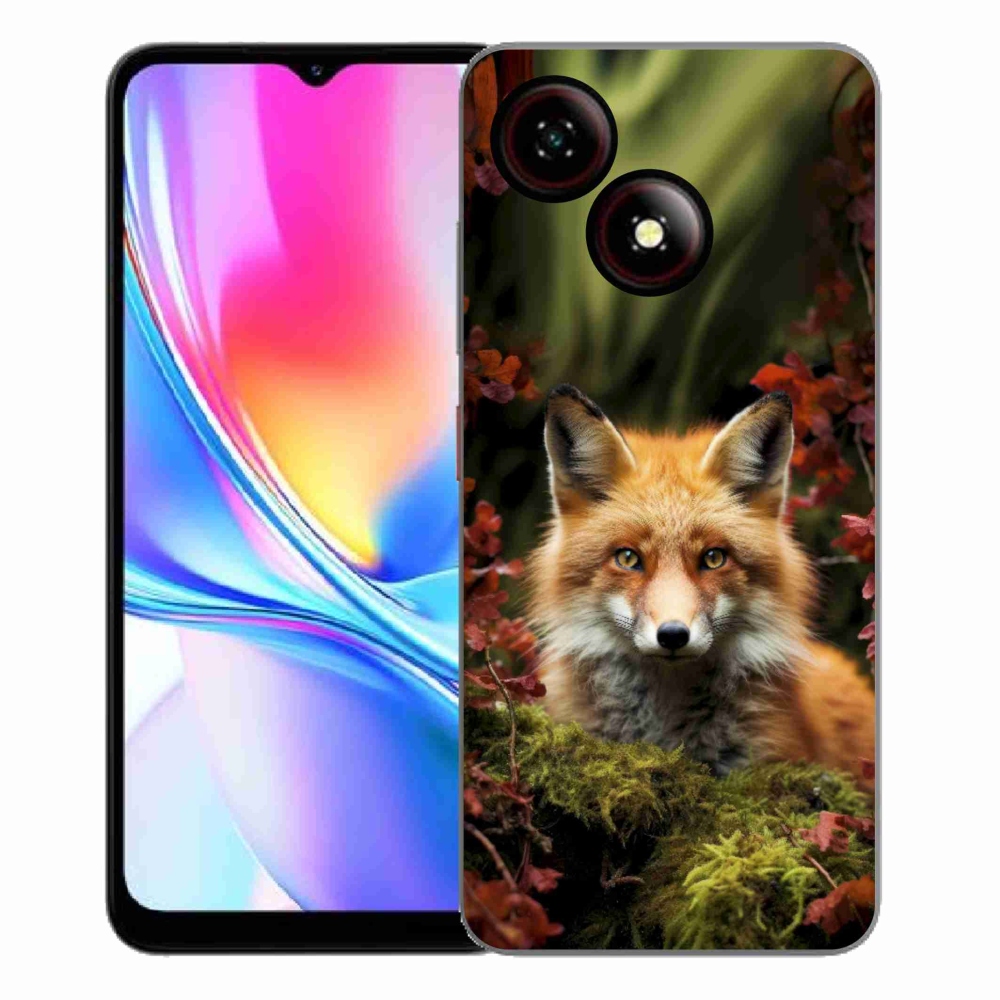 ZTE Blade A35E zselés tok mmCase - róka az erdőben