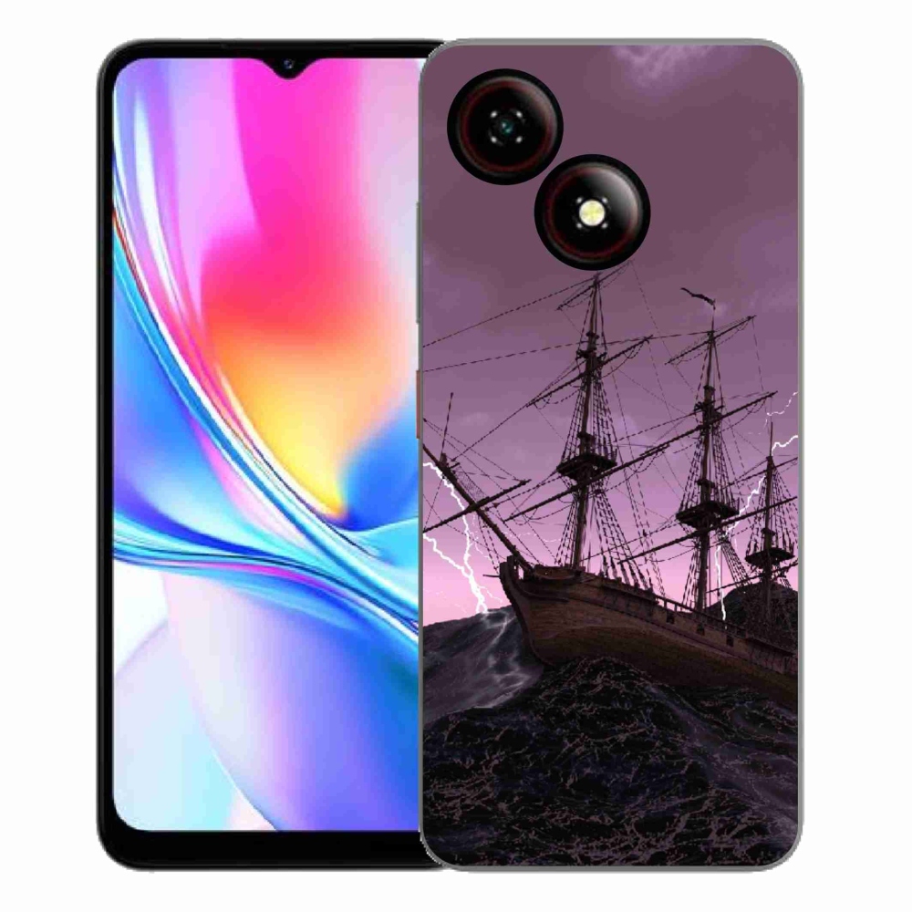 ZTE Blade A35E zselés tok mmCase - hajó a viharban