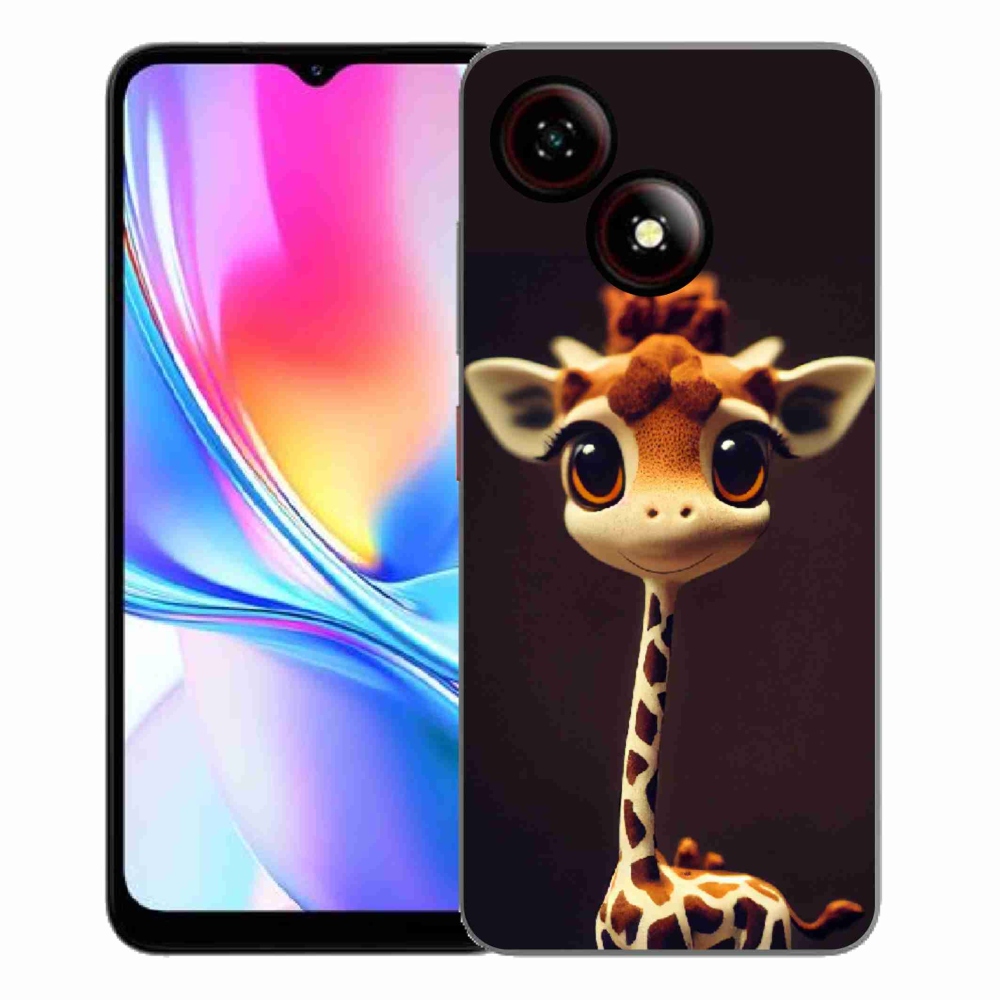 ZTE Blade A35E zselés tok mmCase - kis zsiráf