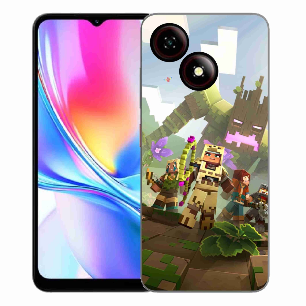 ZTE Blade A35E zselés borító mmCase - minecraft 1