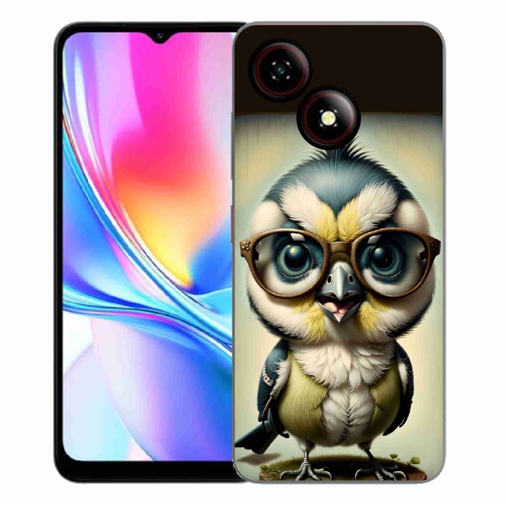 ZTE Blade A35E zselés borító mmCase - kölyök szemüveggel
