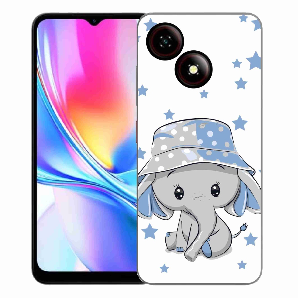 ZTE Blade A35E zselés tok mmCase - kék elefánt