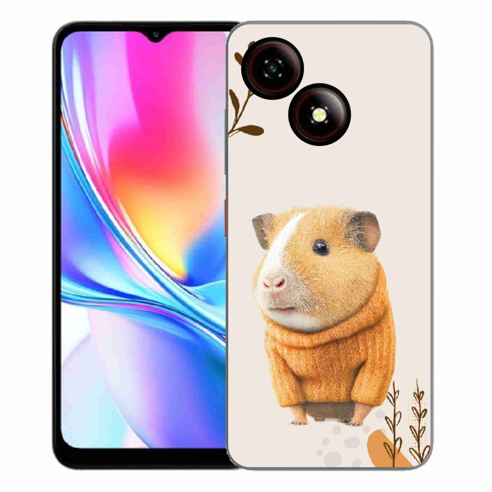 ZTE Blade A35E zselés tok mmCase - tengerimalac pulóverben