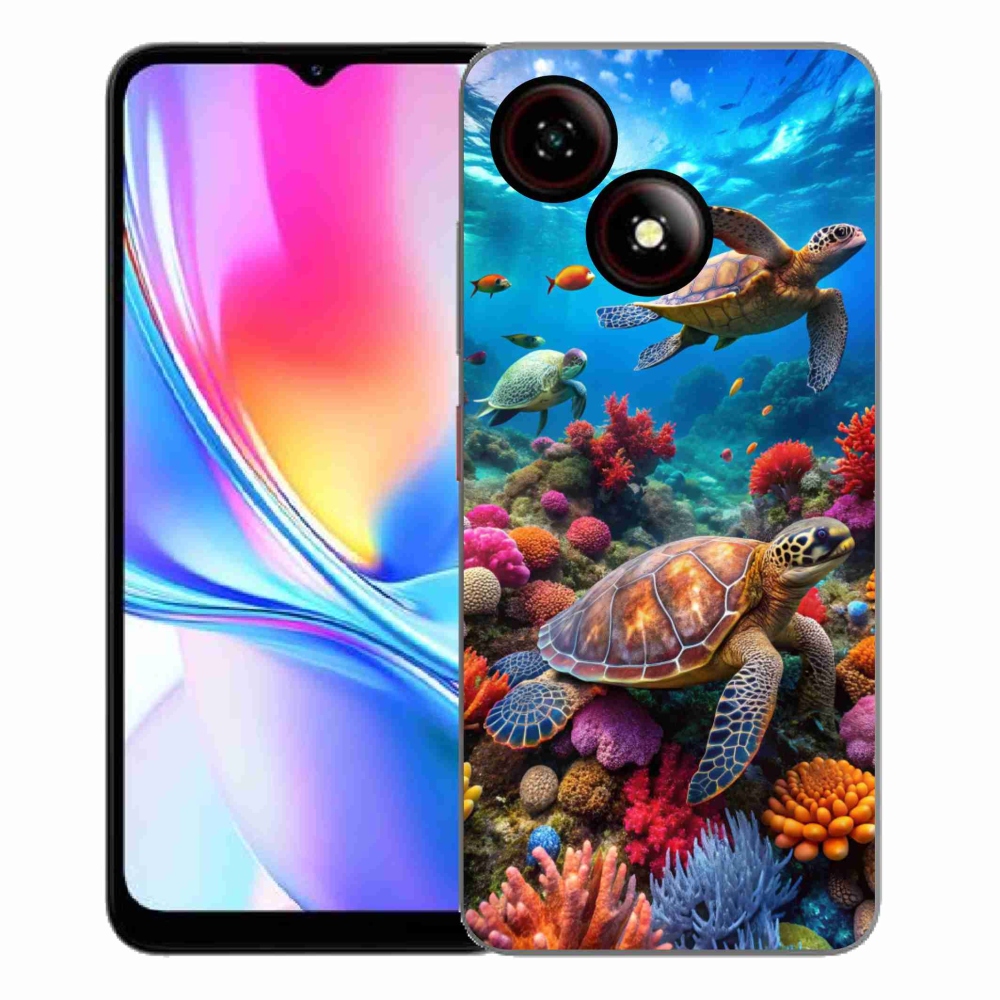ZTE Blade A35E zselés tok mmCase - Sea World 2