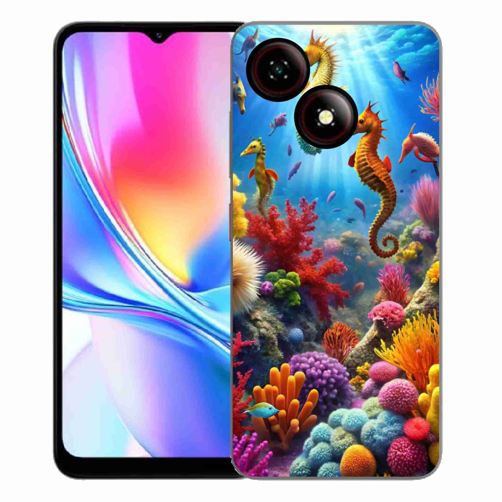 ZTE Blade A35E zselés tok mmCase - Sea World 3