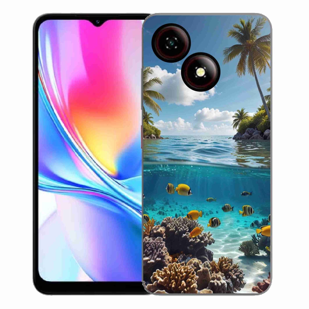 ZTE Blade A35E zselés tok mmCase - Sea World 4