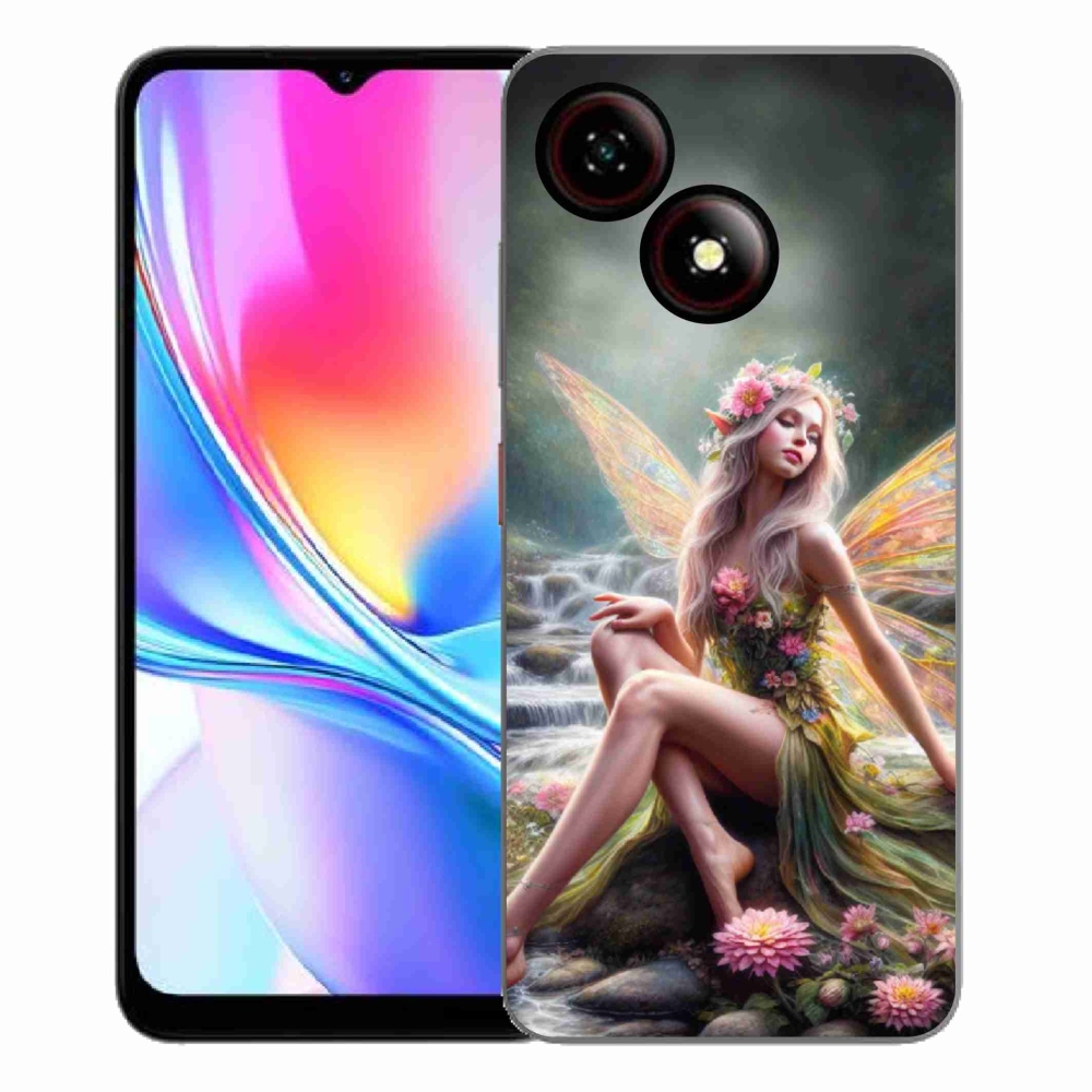 ZTE Blade A35E zselés tok mmCase - pillangó nő 1