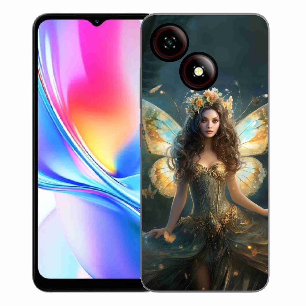 ZTE Blade A35E zselés tok mmCase - pillangó nőhöz