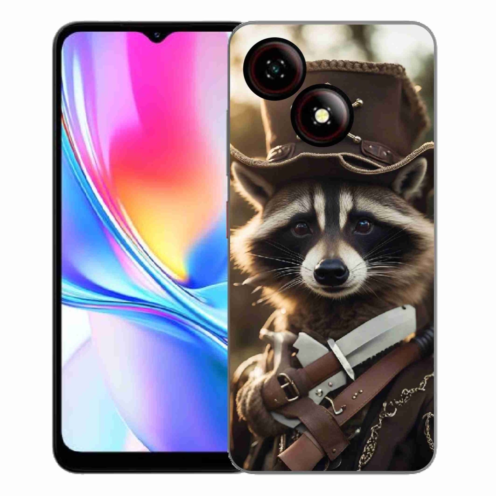ZTE Blade A35E zselés tok mmCase - mosómedve egyenruhában
